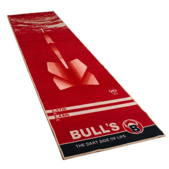 Bull's DE 180 Carpet Darts Mat Red