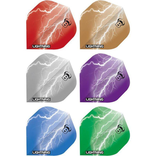 Bull's DE Lightning Dart Flights - Assorted Colours