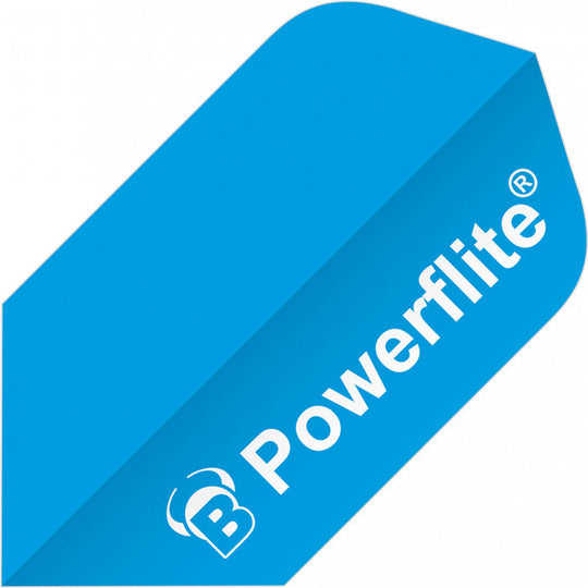 Bull's DE Powerflite Light Blue Slim Flights