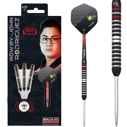 Bull's DE Rowby-John Rodiguez 90% Tungsten Steel Tip Darts