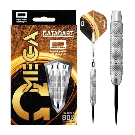 DataDart Omega Knurled Heavy 80% Tungsten Steel Tip Darts