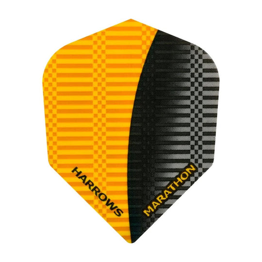 Harrows Marathon No2 Flights - Orange & Black