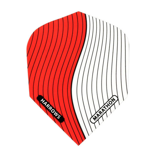 Harrows Marathon No2 Flights - Red & White