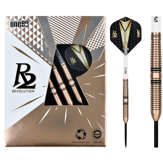 One80 Re-verse (R2 Interchange) 90% Tungsten Steel Tip Darts