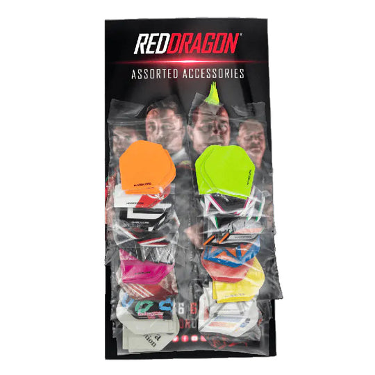 Red Dragon 20 Sets Of Assorted Hardcore Flights