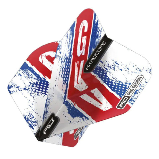 Red Dragon Hardcore Gian Van Veen Red, White and Blue Standard Flights