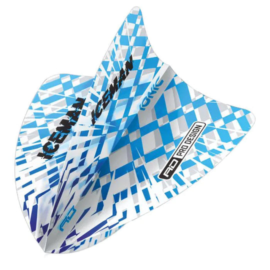 Red Dragon Hardcore Ionic Gerwyn Price Blue & White Burst Freestyle Flights