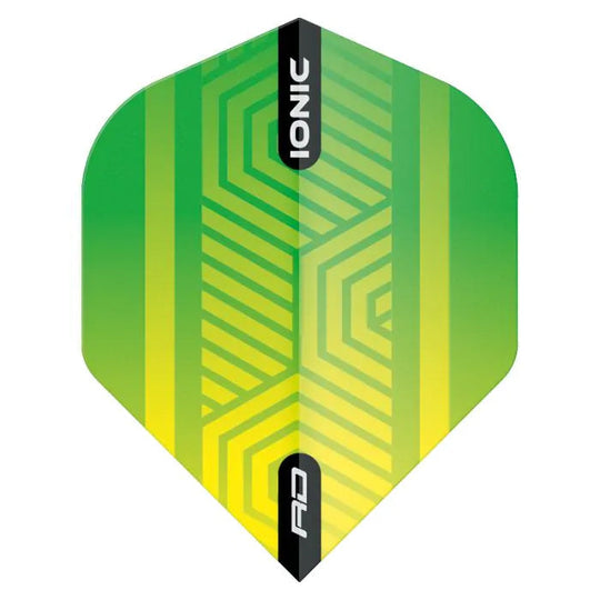 Red Dragon Hardcore Ionic Green & Yellow Flights