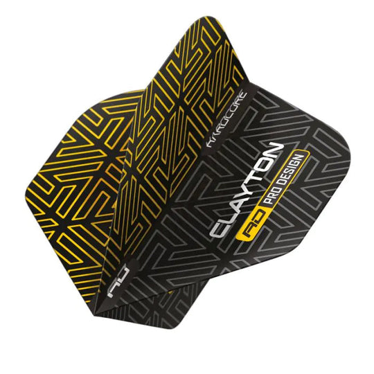 Red Dragon Hardcore Premium Jonny Clayton Gold & Black Flights