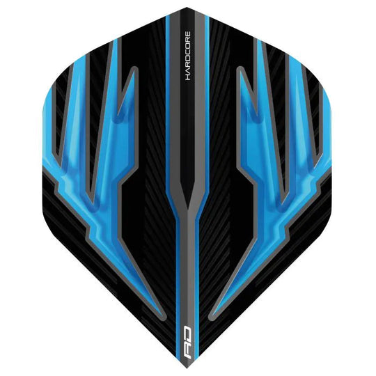 Red Dragon Hardcore Radical Black & Blue Standard Flights