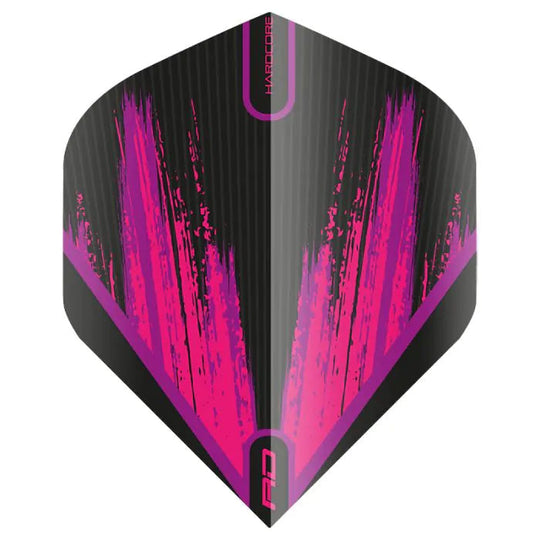 Red Dragon Hardcore Radical Black & Pink Standard Flights