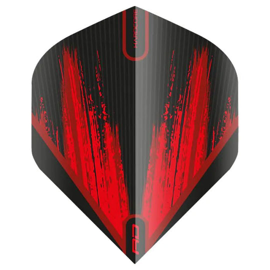 Red Dragon Hardcore Radical Black & Red Standard Flights