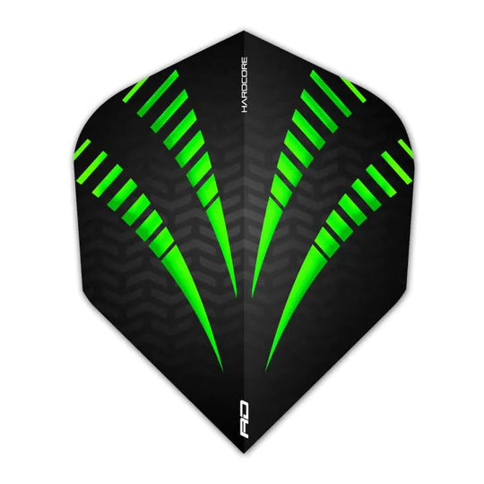 Red Dragon Hardcore Radical Green Standard Flights