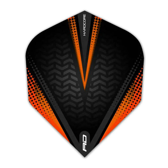 Red Dragon Hardcore Radical Orange Standard Flights
