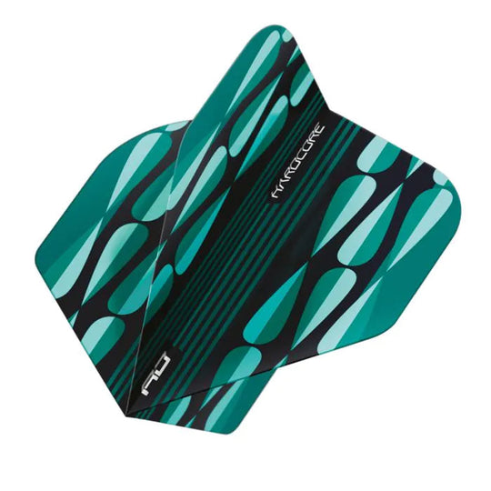 Red Dragon Hardcore Radical Turquoise Teardrop Standard Flights