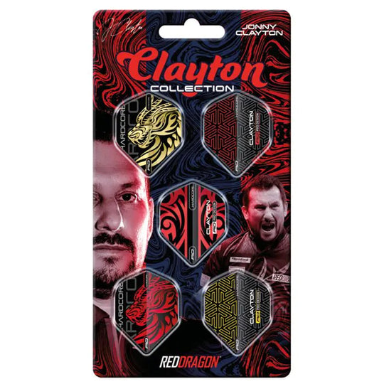 Red Dragon Jonny Clayton Hardcore Flight Collection