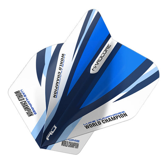 Red Dragon Luke Humphries Hardcore Blue & White Standard Flights