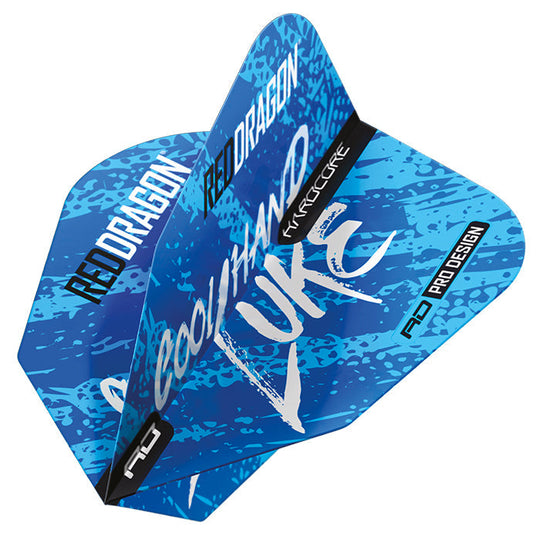 Red Dragon Luke Humphries World Champion Blue V-Standard Flights
