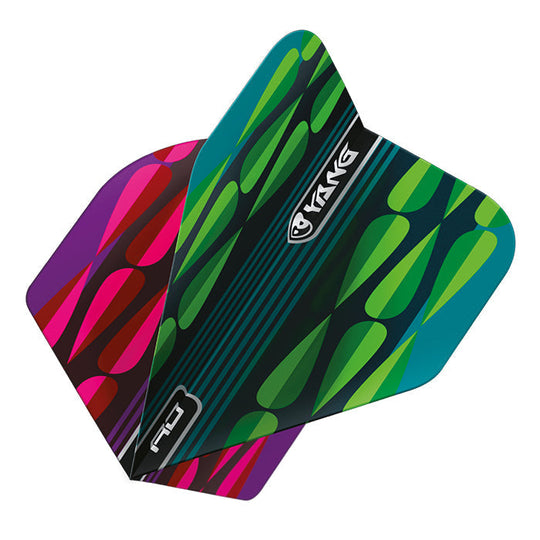 Red Dragon Yin Yang Pink & Green Standard Flights