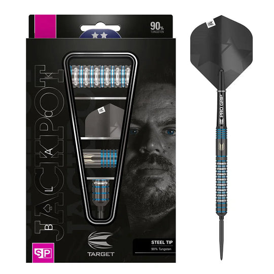 Target Darts Adrian Lewis SP Black 90% Tungsten Steel Tip Darts