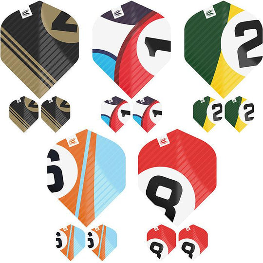 Target Darts Chicane Pro.Ultra No2 Flights x 5 Multi-pack