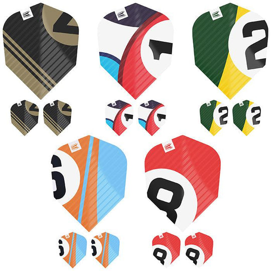 Target Darts Chicane Pro.Ultra No6 Flights x 5 Multi-pack