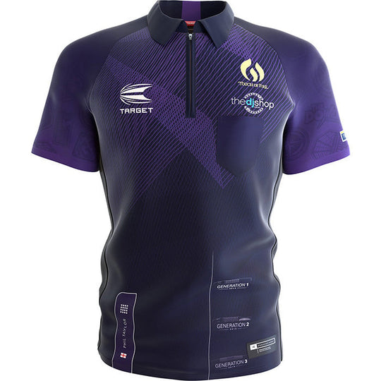 Target Darts Coolplay Collared Phil Taylor 2024 Shirt