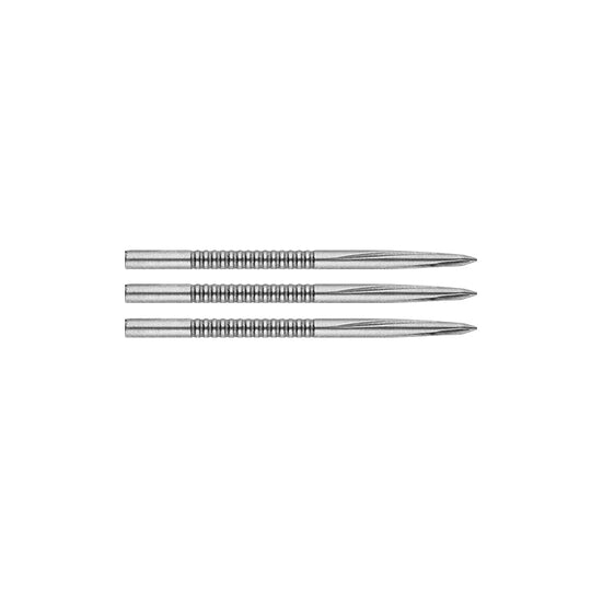 Unicorn Darts Volute Shark Fin Micro Steel Dart Points - Natural