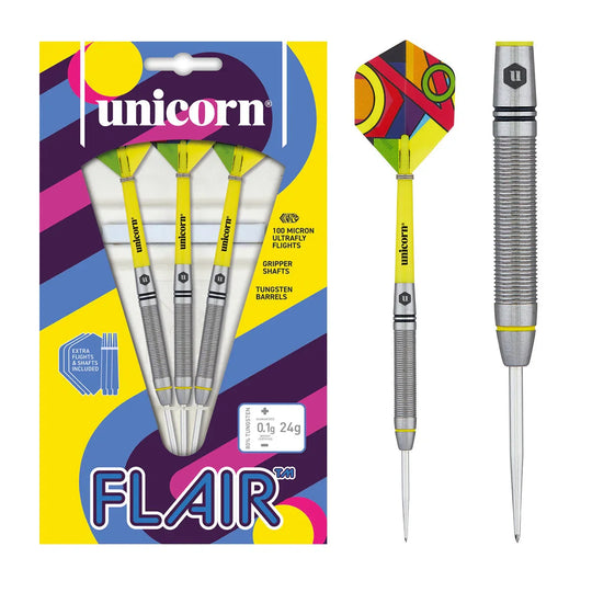 Unicorn Flair 5 80% Tungsten Steel Tip Darts