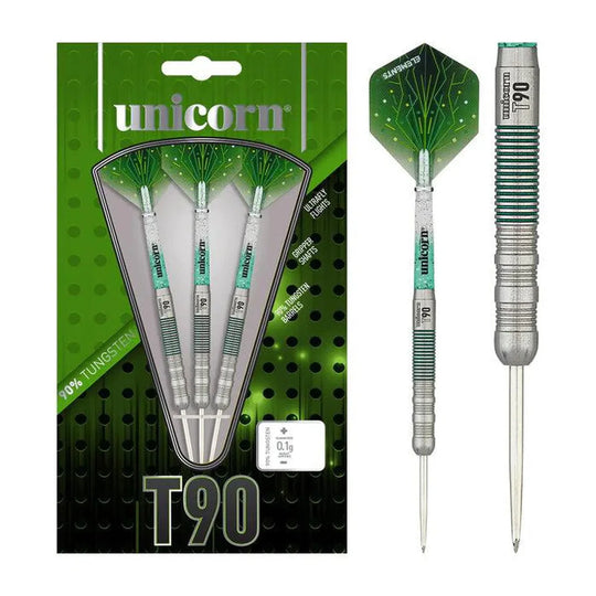 Unicorn T90 Core XL Green Style 1 90% Tungsten Steel Tip Darts