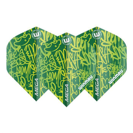 Winmau Mega Standard Standard Green Flights