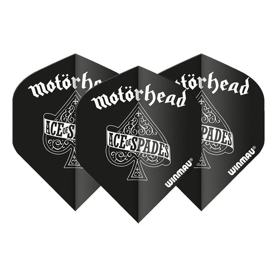 Winmau Rock Band Extra Thick Standard Ace of Spades Black Flights