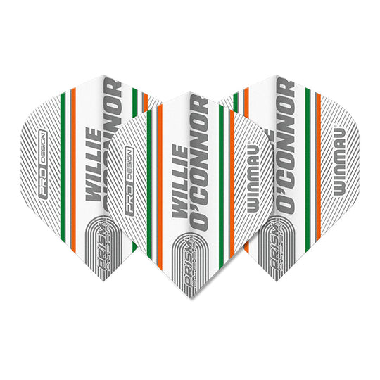 Winmau Specialist Players Willie O'Connor Prism Alpha Standard Flights